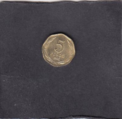 Beschrijving: 5 Pesos  HIGGINS